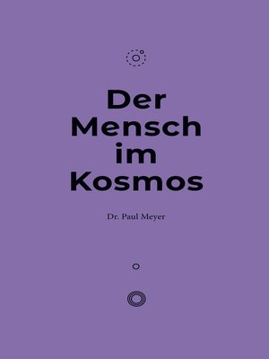 cover image of Der Mensch im Kosmos